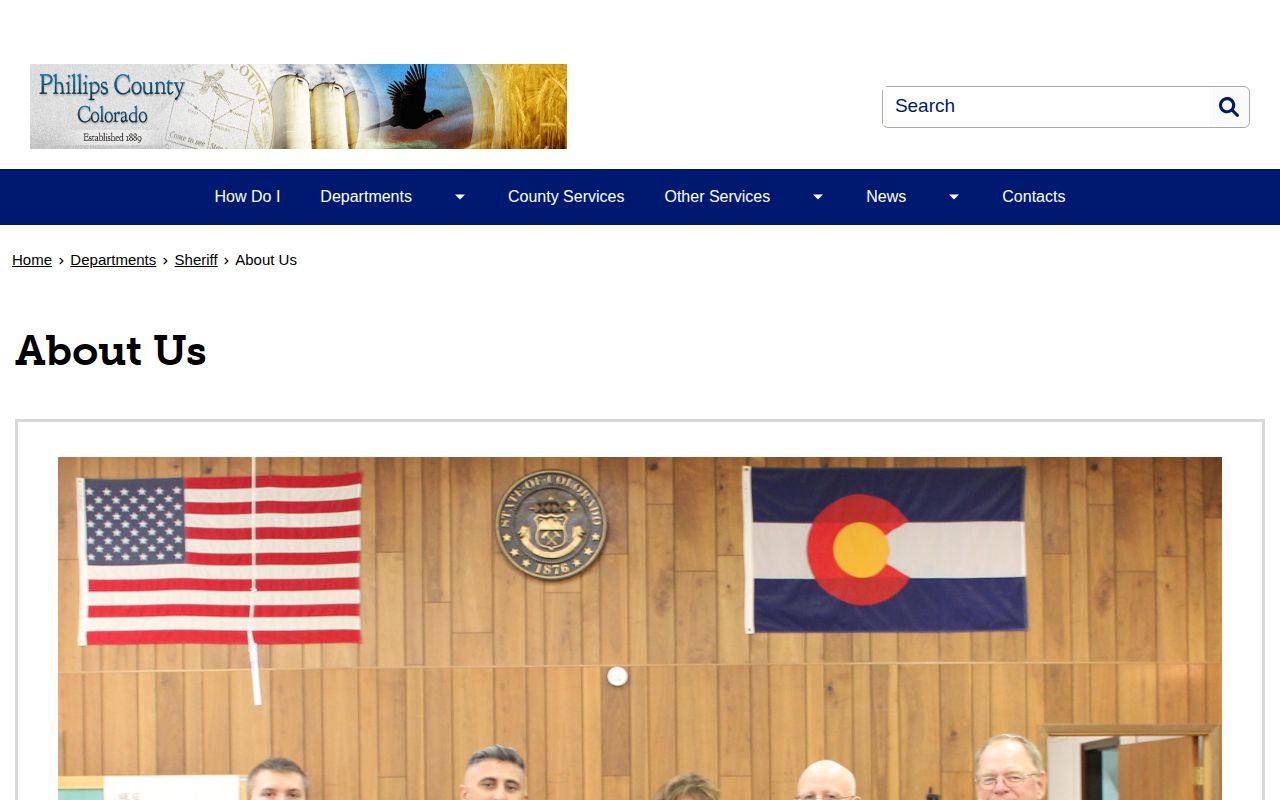 Phillips County Jail release records sheriff contact page